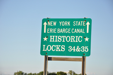 sign - NY historic Locks